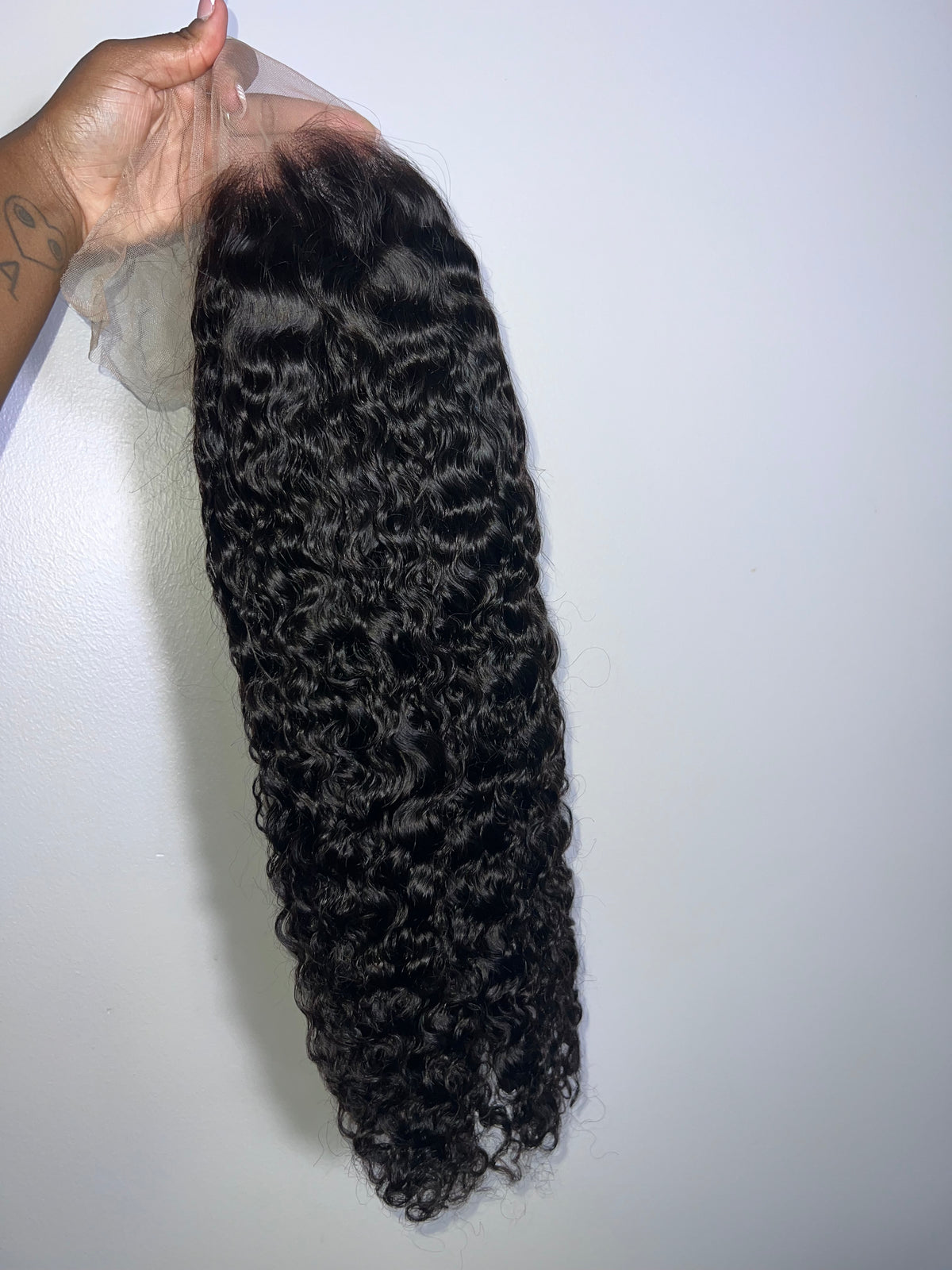 NATURAL COLOR 13x4 Transparent 180% Frontal Wig ( Deep Curly)