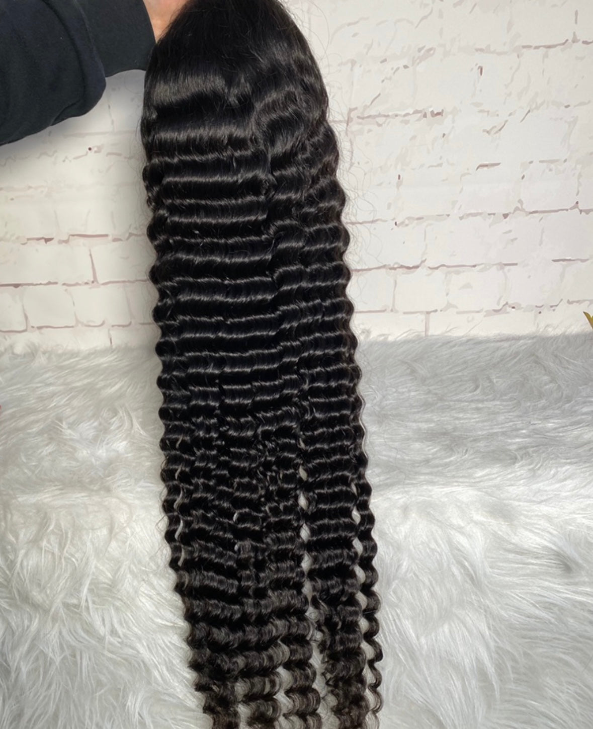 NATURAL COLOR 13x4 Transparent 180% Frontal Wig ( Deepwave )